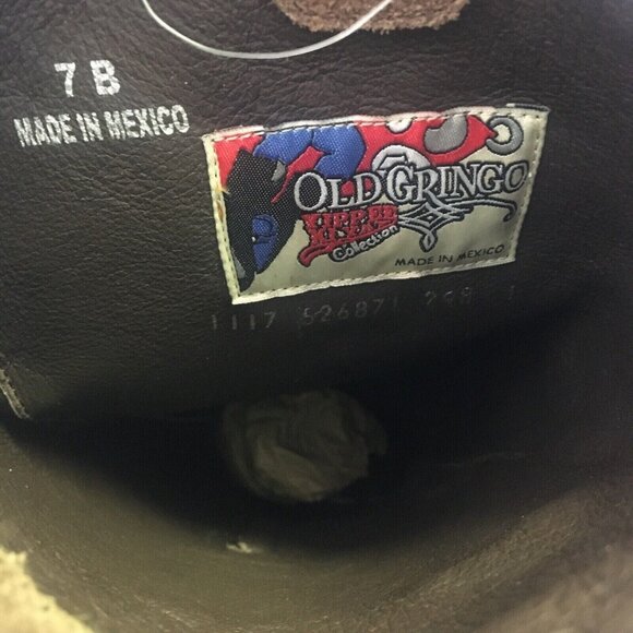 Old Gringo Yippee Kiyay Ashlynn YL298-1 Cowboy Boots Womens 7 B - Picture 3 of 12